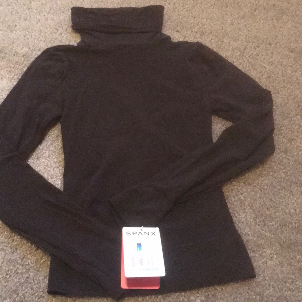 spanx on top and in control turtle neck